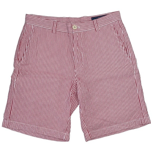 Vineyard Vines Breaker Seersucker men's Size 30 red & white‎ shorts. EUC
